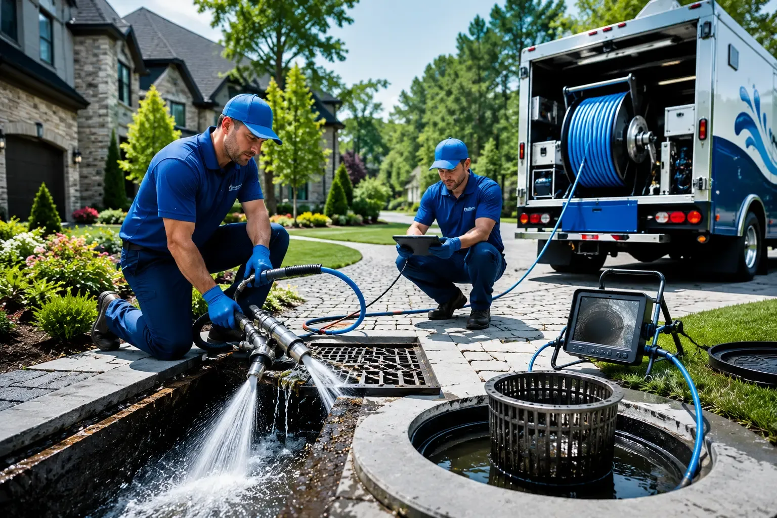Local outdoor drain cleaning professionals in Mcgraws, WV